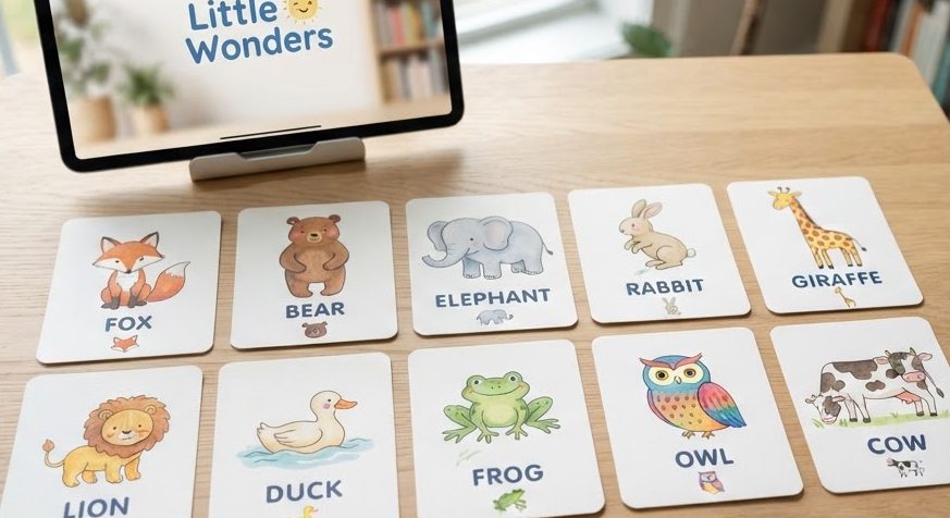Safari Flash Cards — detail view