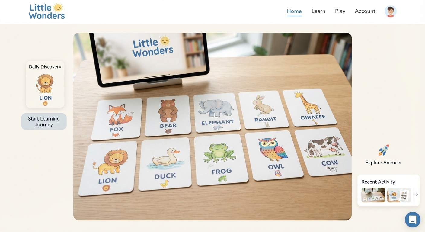 Safari Flash Cards — 1–3 yrs